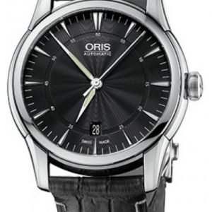 Oris Culture 01 733 7670 4054-07 1 21 74fc Kello Musta / Nahka