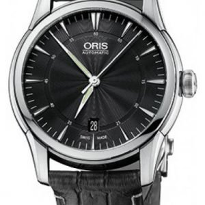 Oris Culture 01 733 7670 4054-07 5 21 71fc Kello Musta / Nahka