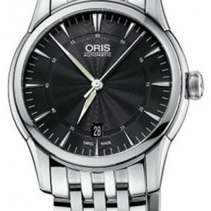 Oris Culture 01 733 7670 4054-07 8 21 77 Kello Musta / Teräs