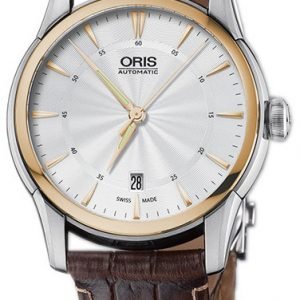 Oris Culture 01 733 7670 6351-07 5 21 70fc Kello Hopea / Nahka