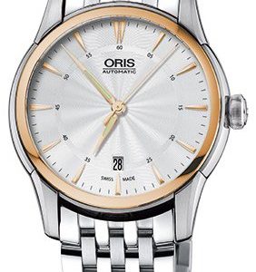 Oris Culture 01 733 7670 6351-07 8 21 77 Kello Hopea / Teräs