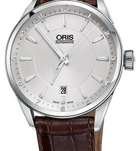 Oris Culture 01 733 7713 4031-07 5 19 80fc Kello Hopea / Nahka