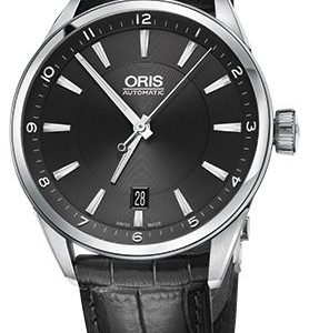 Oris Culture 01 733 7713 4034-07 5 19 81fc Kello Musta / Nahka