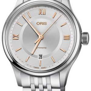 Oris Culture 01 733 7719 4071-07 8 20 10 Kello Hopea / Teräs