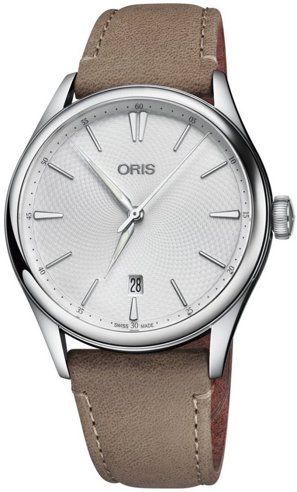 Oris Culture 01 733 7721 4051-07 5 21 32fc Kello Hopea / Nahka