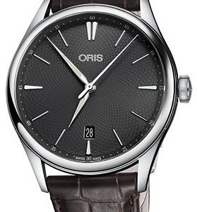 Oris Culture 01 733 7721 4053-07 5 21 65fc Kello Harmaa / Nahka