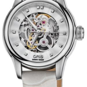 Oris Culture 01 734 7670 4019-07 5 21 67fc Kello Hopea / Nahka