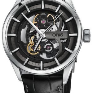 Oris Culture 01 734 7714 4054-07 5 19 81fc Kello Musta / Nahka