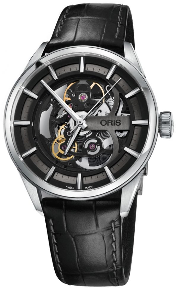 Oris Culture 01 734 7714 4054-07 5 19 81fc Kello Musta / Nahka