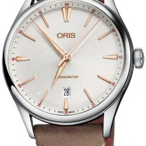 Oris Culture 01 737 7721 4031-07 5 21 32fc Kello Hopea / Nahka