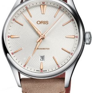 Oris Culture 01 737 7721 4031-07 5 21 33fc Kello Hopea / Nahka