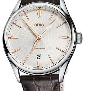 Oris Culture 01 737 7721 4031-07 5 21 65fc Kello Hopea / Nahka