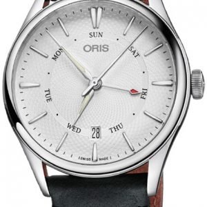 Oris Culture 01 755 7742 4051-07 5 21 34fc Kello Hopea / Nahka