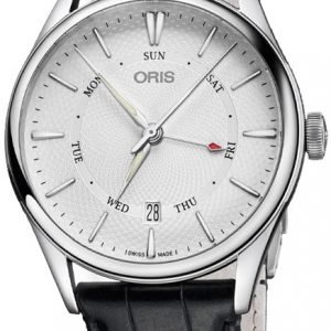 Oris Culture 01 755 7742 4051-07 5 21 64fc Kello Hopea / Nahka