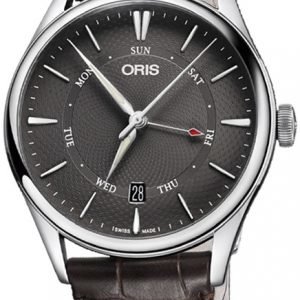 Oris Culture 01 755 7742 4053-07 5 21 65fc Kello Harmaa / Nahka