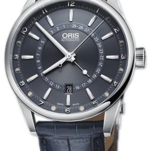 Oris Culture 01 761 7691 4085-Set Ls Kello Sininen / Nahka