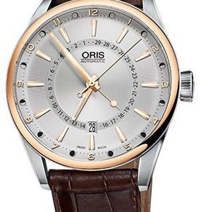 Oris Culture 01 761 7691 6331-07 5 21 80fc Kello Hopea / Nahka