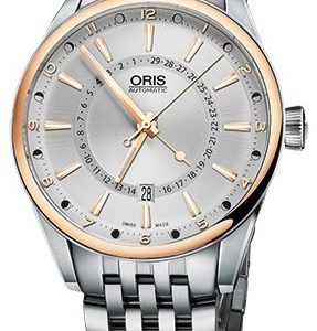 Oris Culture 01 761 7691 6331-07 8 21 80 Kello Hopea / Teräs