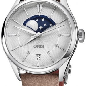 Oris Culture 01 763 7723 4051-07 5 18 33fc Kello Hopea / Nahka