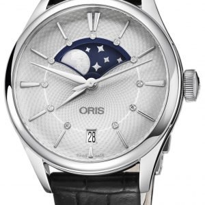 Oris Culture 01 763 7723 4051-07 5 18 64fc Kello Hopea / Nahka