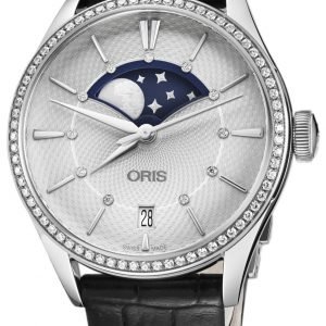 Oris Culture 01 763 7723 4951-07 5 18 64fc Kello Hopea / Nahka