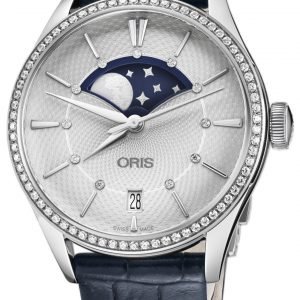 Oris Culture 01 763 7723 4951-07 5 18 66fc Kello Hopea / Nahka