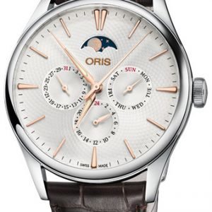 Oris Culture 01 781 7729 4031-07 5 21 65fc Kello Hopea / Nahka