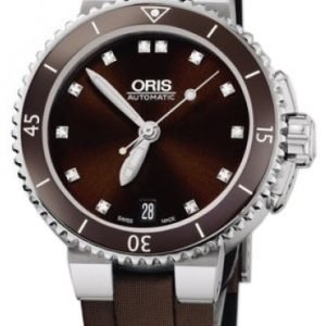 Oris Divers 01 733 7652 4192-07 5 18 12fc Kello Ruskea / Kumi