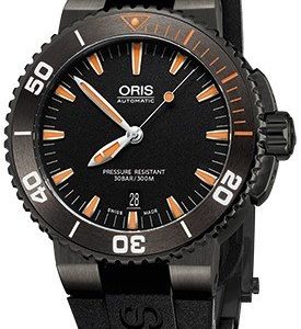 Oris Divers 01 733 7653 4259-07 4 26 34geb Kello Musta / Kumi