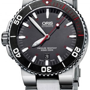 Oris Diving 01 733 7653 4183-Set Mb Kello Harmaa / Teräs