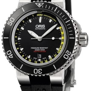 Oris Diving 01 733 7675 4154-Set Rs Kello Musta / Kumi