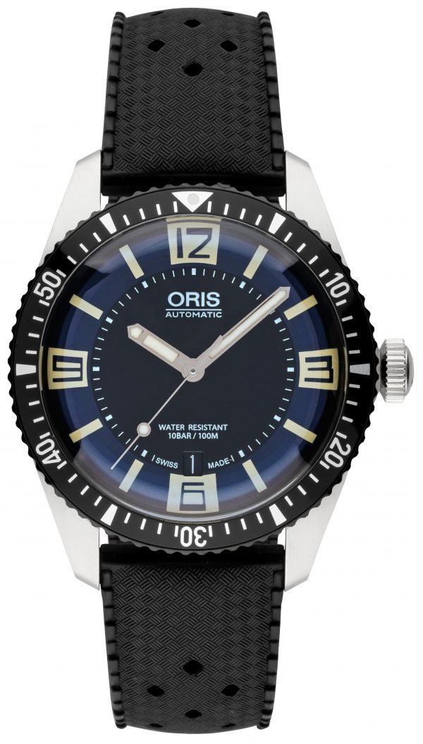 Oris Diving 01 733 7707 4035-07 4 20 18 Kello Sininen / Kumi