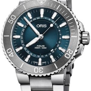 Oris Diving 01 733 7730 4125-Set Mb Kello Sininen / Teräs