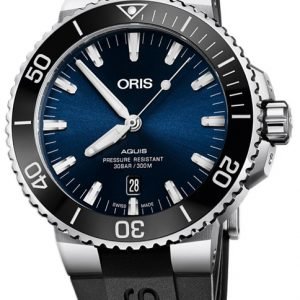 Oris Diving 01 733 7730 4135-07 4 24 64eb Kello Sininen / Kumi