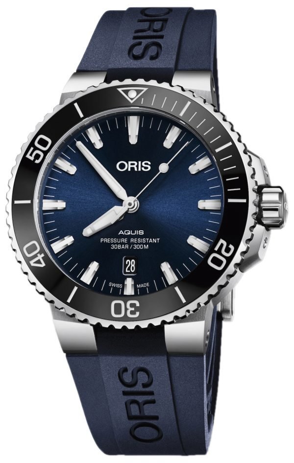 Oris Diving 01 733 7730 4135-07 4 24 65eb Kello Sininen / Kumi