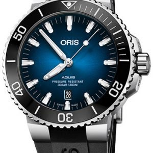 Oris Diving 01 733 7730 4185-Set Rs Kello Sininen / Kumi