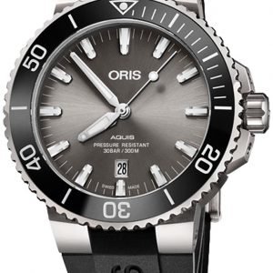 Oris Diving 01 733 7730 7153-07 4 24 64teb Kello Harmaa / Kumi