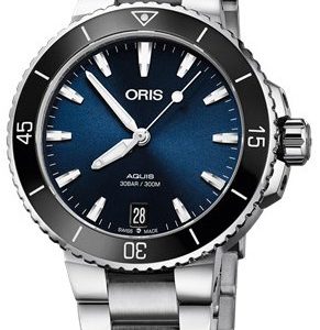 Oris Diving 01 733 7731 4135-07 8 18 05p Kello Sininen / Teräs