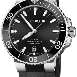 Oris Diving 01 733 7732 4134-07 4 21 64fc Kello Musta / Kumi