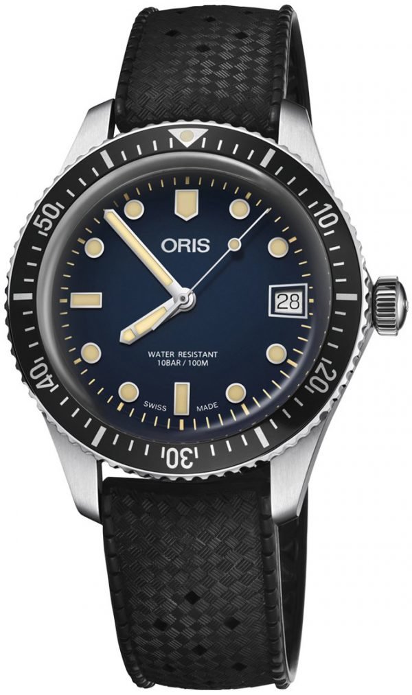 Oris Diving 01 733 7747 4055-07 4 17 18 Kello Sininen / Kumi