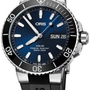 Oris Diving 01 752 7733 4135-07 4 24 64eb Kello Sininen / Kumi