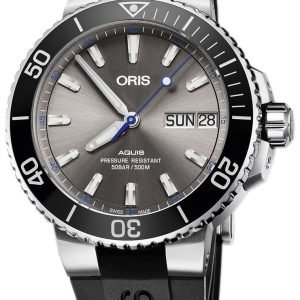 Oris Diving 01 752 7733 4183-Set Rs Kello Harmaa / Kumi