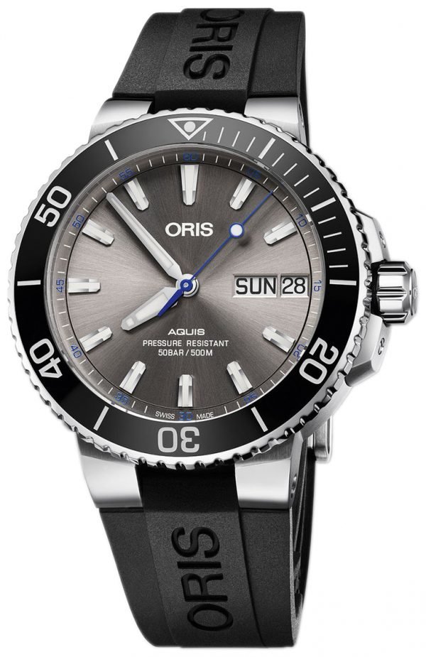 Oris Diving 01 752 7733 4183-Set Rs Kello Harmaa / Kumi