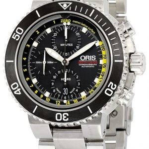 Oris Diving 01 774 7708 4154-Set Mb Kello Musta / Teräs