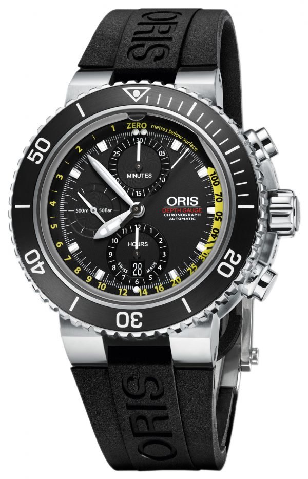 Oris Diving 01 774 7708 4154-Set Rs Kello Musta / Kumi