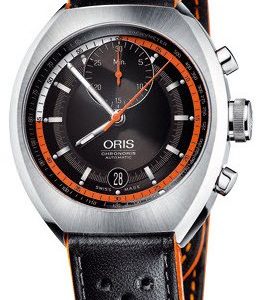 Oris Motor Sport 01 672 7564 4154-Set Kello Musta / Nahka