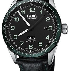 Oris Motor Sport 01 735 7706 4494-Set Ls Kello Musta / Nahka