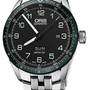 Oris Motor Sport 01 735 7706 4494-Set Mb Kello Musta / Teräs