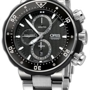 Oris Prodiver 01 774 7683 7154-Set Kello Musta / Titaani