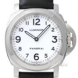 Panerai Historic Luminor Base Pam 114 Kello Musta / Nahka